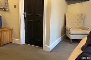 shy arab stepmother and son share bed in hotel cheating