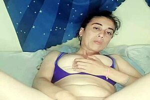 Latina Milf Orgasms With Huge Dildo Homemade