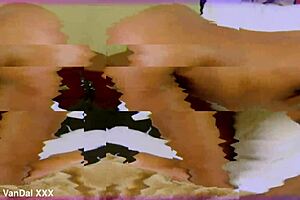 Taste of lust with big cock and ebony slut