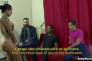 Friends Gangbang Brunette Milf Stepmom