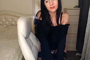 Tamarra Roman In Sexy Lingerie Striptease