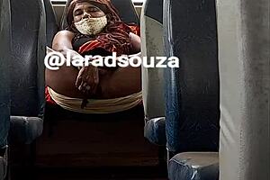 Lara dsouza's bold bus crossdressing
