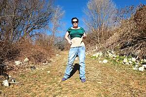 Best of wedgies - part 1. Milf slut flashes asshole outdoor.