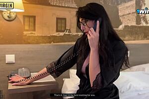 a neighbor asked for help with her glasses and roleplay fantasy