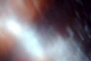 this bitch sucks dick like a pro with her big black cock skills