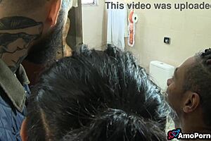 Friends Gangbang Brunette Milf Stepmom