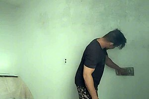 New house, trolling my girlfriend by throwing cards at her