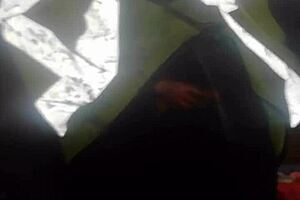 The ebony milf bends over for some homemade doggystyle