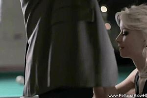 blonde milf really loves sucking big cocks to cumshot