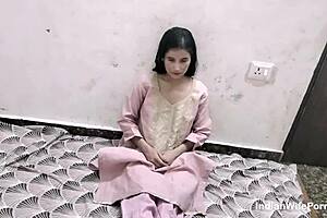 desi housewife gets hard fucked in doggystyle with cum inside her pussy