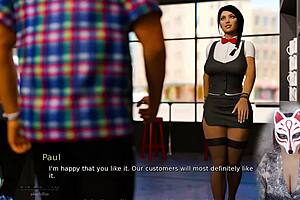 anna starts an exciting affection journey in episode 2 with subtle upskirt moments