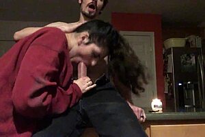 Will this amateur milf arab slobber on fat cock for cumshot snack or lick it sloppily with tongue?