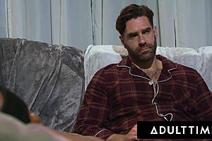 Lily Starfire, seducing stepdaddy for deepthroat and rough fuck?