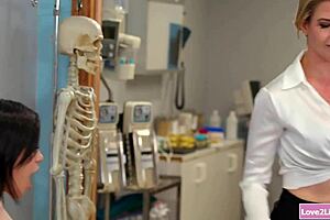Milf Doctor Suggests Scissoring Session With Dyke Patient