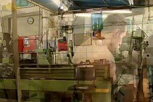 I went to the workshop to interact with the mechanic.