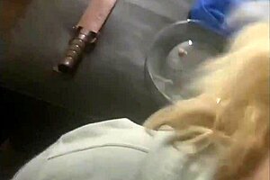 Blonde Cougar Empties Balls On Command