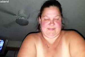 Bbw slut rides in cowgirl pov.