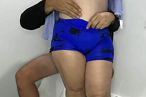 Milf Culona Latina Gives Rich Mamada to Hijastro with Deepthroat and Cum in Mouth