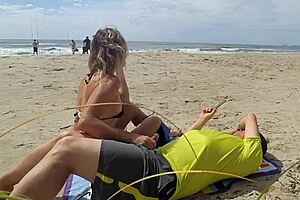 How did this stranger MILF with big natural tits make me cum publicly with a handjob?