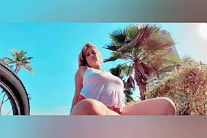 I feel so sensual with my huge natural tits and big nipples exposed in this amateur video.