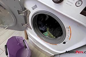 Laundry And Loins Get Wet In This One Stepmom