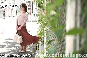 First-time wife documentary features Ritsuko Hayami sucking cock and riding in doggystyle