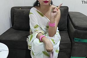 Indian Stepmom Gets Fucked By Stepson In Doggystyle And Cowgirl With Dirty Talk And Deepthroat While Daddy Is Out