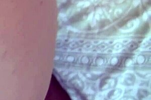 hot wife takes double cumshot while wearing black stockings and lingerie