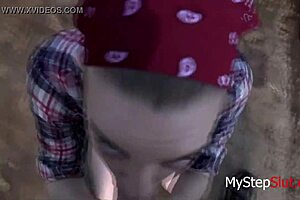 Camping turns into pov fuck session with young teen daughter Tali Dova. She rides hard outdoors.