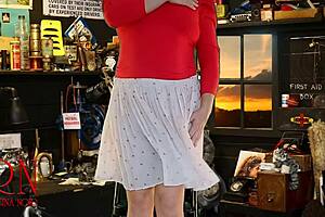 You Sneak Into My Home As A Sexy Secretary In Lingerie With High Heels Teasing Your Nose Right There.