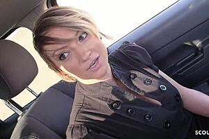 lyli eden, with her short hair and curvy figure, experiences her first lesbian encounter with a seductive milf.