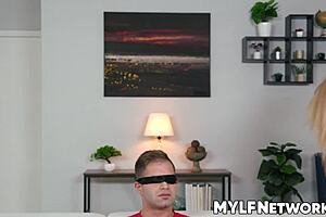 Nicky's girlfriend rejects anal sex idea! But his stepmom Vivianne eagerly takes huge cock in assfucking!