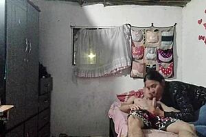 Madrastra Records Cellphone for Relaxing Penis Massage in Homemade Pov Doggystyle Action