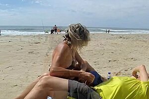 How did this stranger MILF with big natural tits make me cum publicly with a handjob?