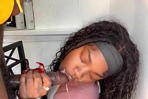 keisha minaj sucks 11 inch cock from stepbrother