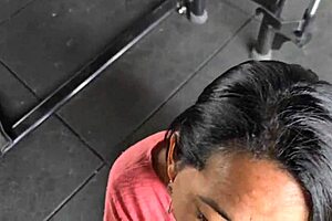 FUCKED Hot Brunette KEL MACETTARE In GYM