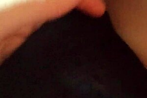 slip and hair contrast in homemade mature lingerie from curvy amateur