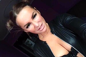 Russian Mistress Delivers Sexy Edging Instruction with Big Tits and Shaved Pussy in Femdom Session