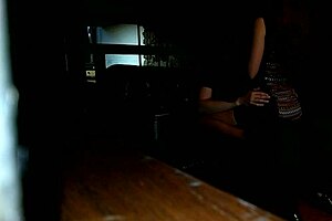 We secretly fucked in the basement