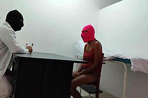 During a routine checkup, the doctor provides his female patient with special sensual massage focusing on natural tits and ass areas.