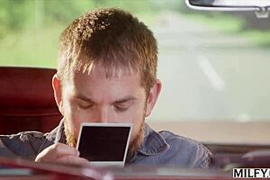 daisy fuentes rides huge cock spooning, hubby watches cum on tits