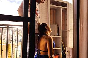 I love when my boss calls me to fix a cabinet at home and I end up fucking and creampieing her lonely slutty ass with Vagninho and Agatha Mama