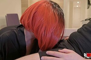 Overwhelmed Stepmother Couldn't Resist His Penis Masturbation And Swallowed Cum In Taboo Moment