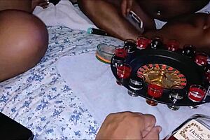 I love this exclusive full-length threesome with two big booty beauties and a young big dick stud