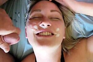 Will This Hotwife Take A Facial From A Total Stranger?