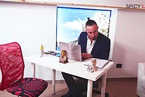 Italian Porn Scout Interviews Hot Milf Julia North For Anal Doggystyle Bent Over Creampie Casting