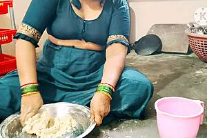 Indian Desi Moms Get Fucked Hard-Core in Wild Kitchen Sex! Huge Tits and Doggystyle Action Explode!