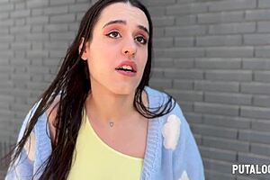 i catch skinny spanish teen briseida myers by torbe, then we get into hot amateur action with blowjob and riding