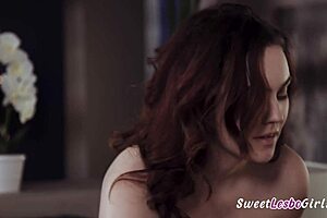 i love when my hot busty redhead lesbian roommate licks my shaved pink pussy wet