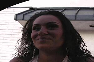 kitchen lesbian threesome gets wild with milf julia ann and her huge tits, plus handjob on big cock monster